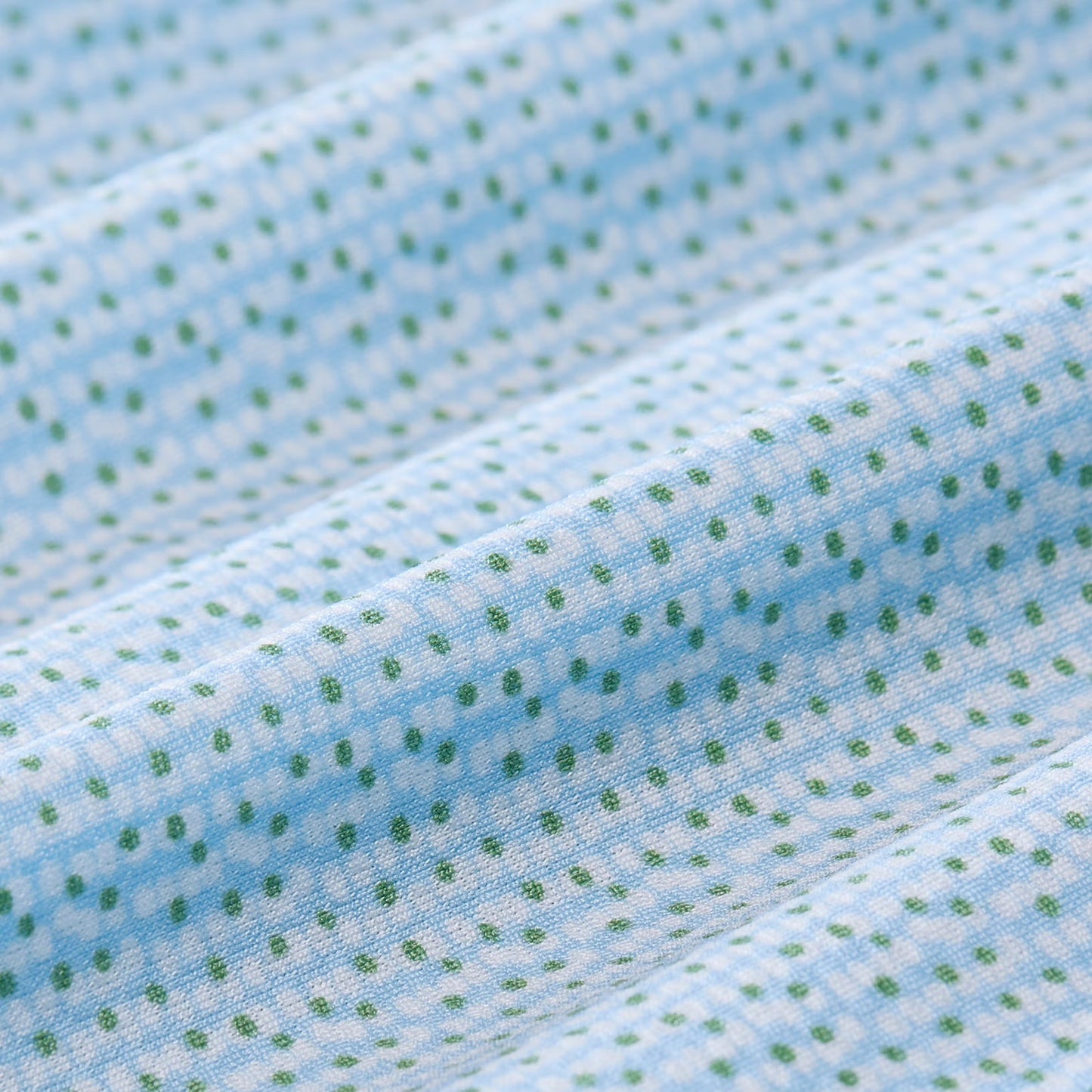 Halyard Short Sleeve Dress Shirt - Light Blue Circle Montage