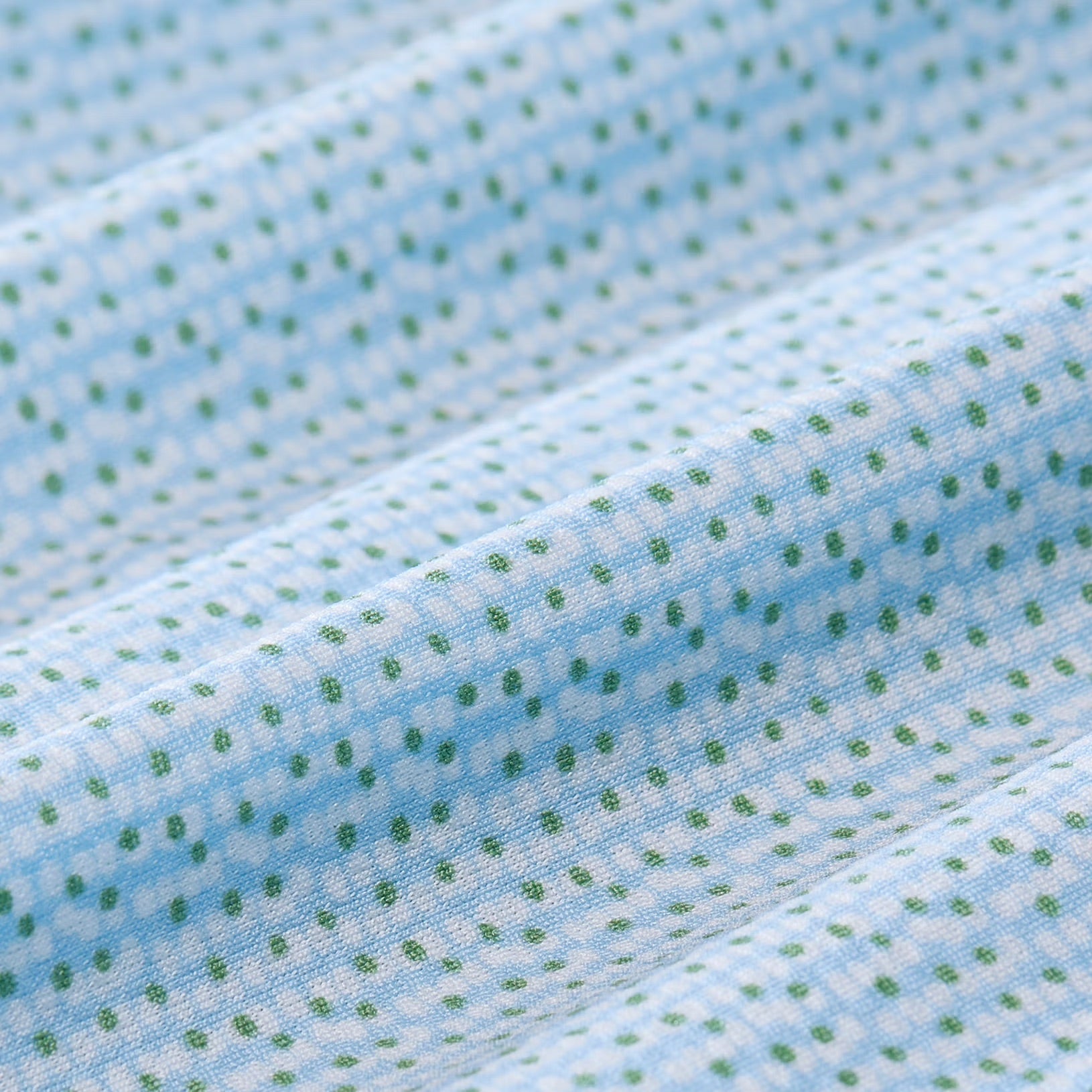 Halyard Short Sleeve Dress Shirt - Light Blue Circle Montage