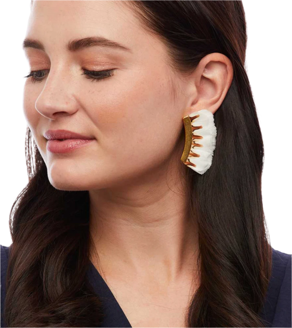 Bergan Crescent Earring