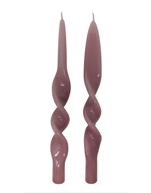 Meloria Twist Taper Candle Set