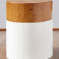 Mod Block Round Stool - White