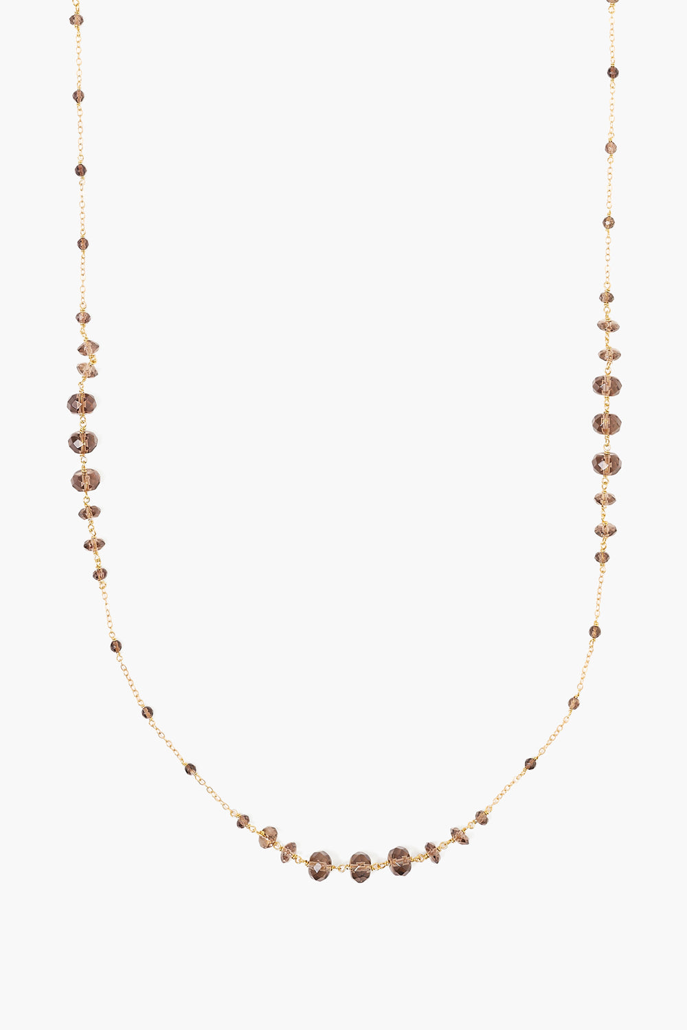 Long Graduated Bead Necklace