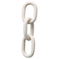 Marble Chain Link - White