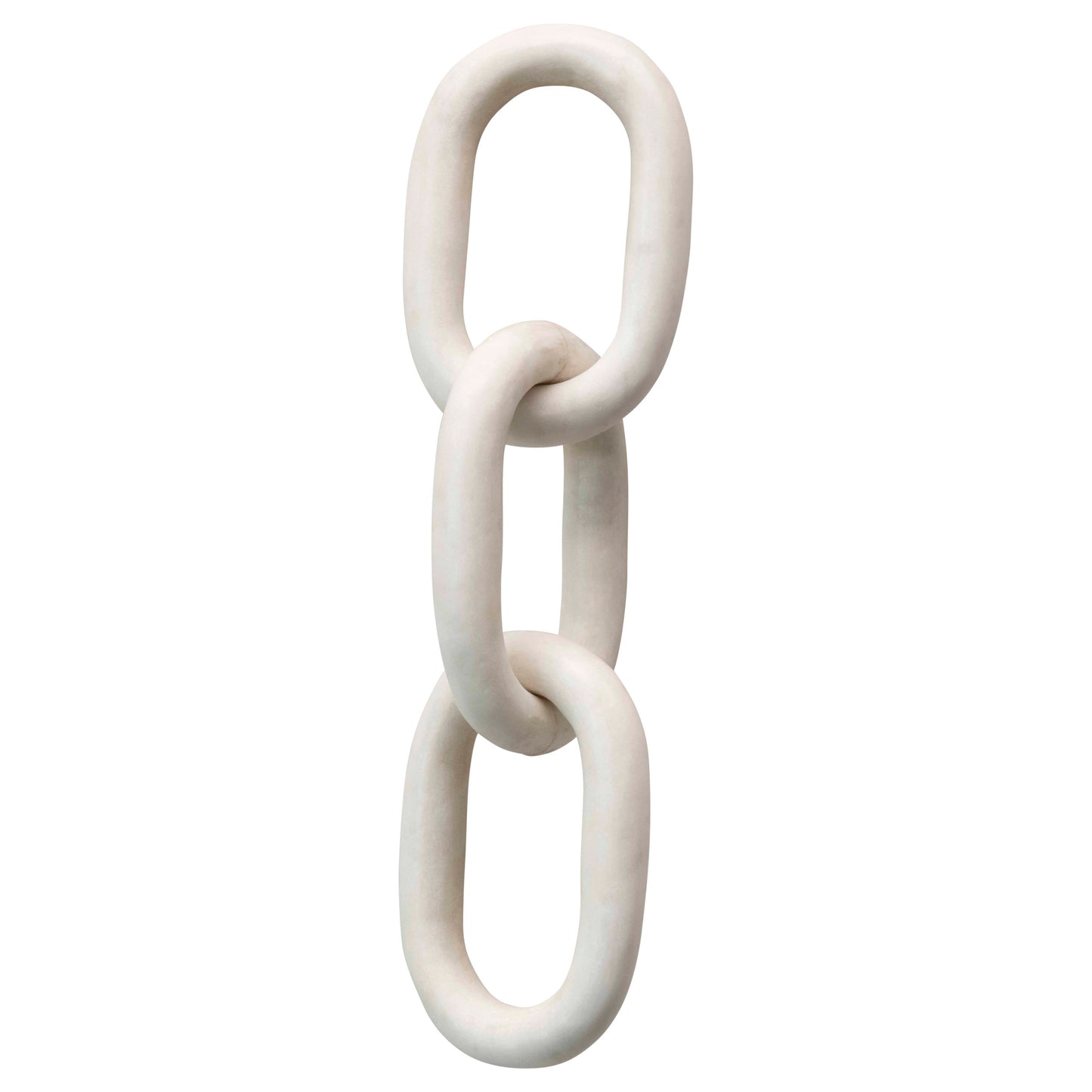 Marble Chain Link - White