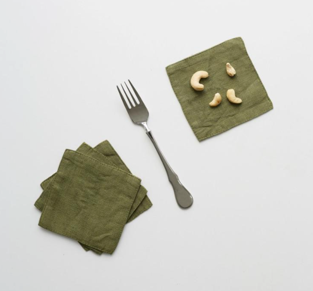 Linen Coaster Set
