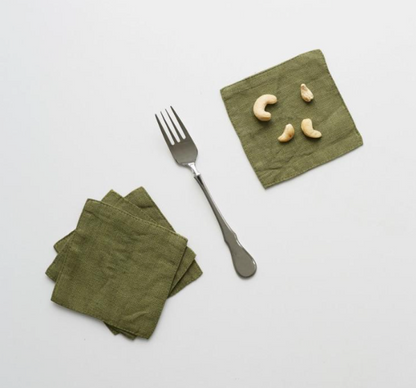Linen Coaster Set
