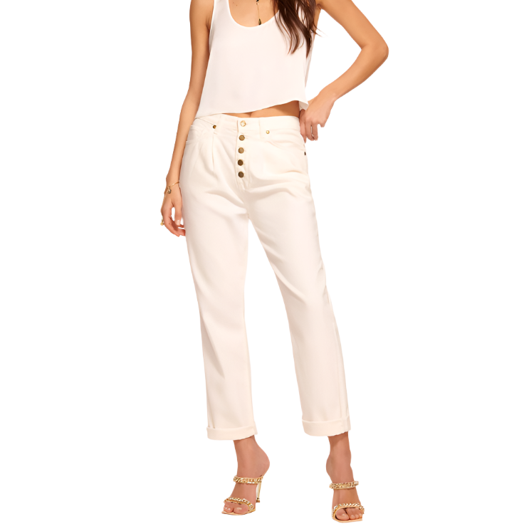 Pearle Cropped Straight Leg Jean