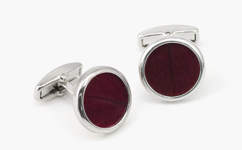 Feathered Cufflinks