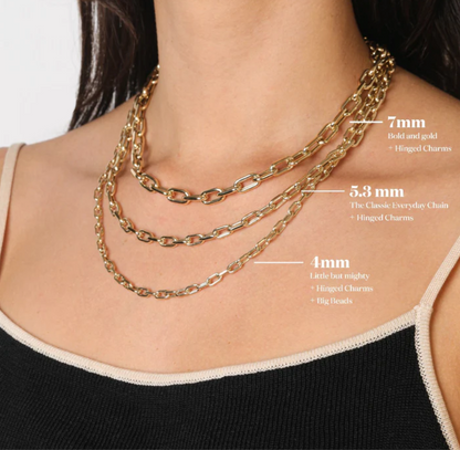 Italian Chain Link Necklace