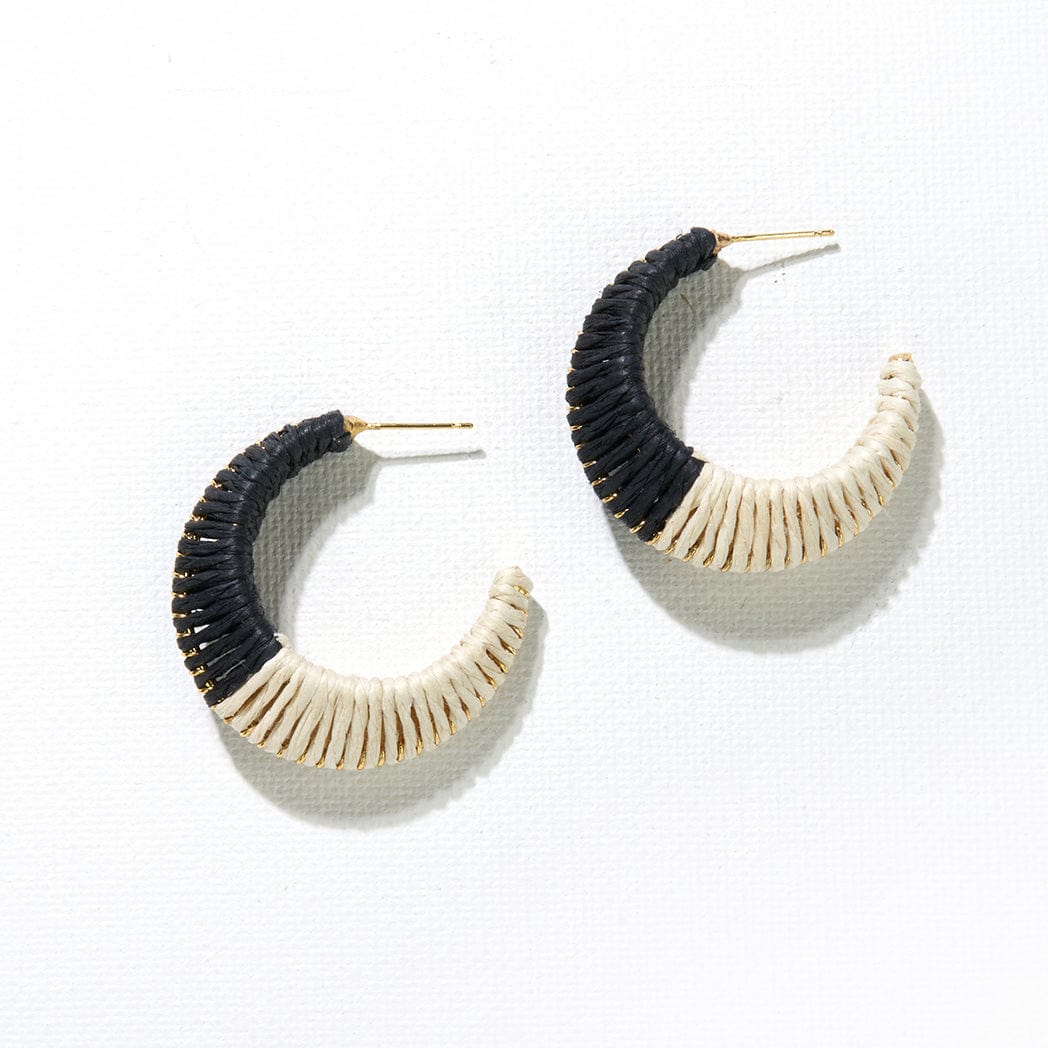 Harper Raffia Wrapped Earring