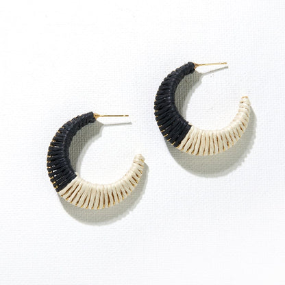 Harper Raffia Wrapped Earring