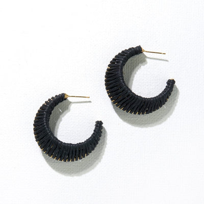 Harper Raffia Wrapped Earring