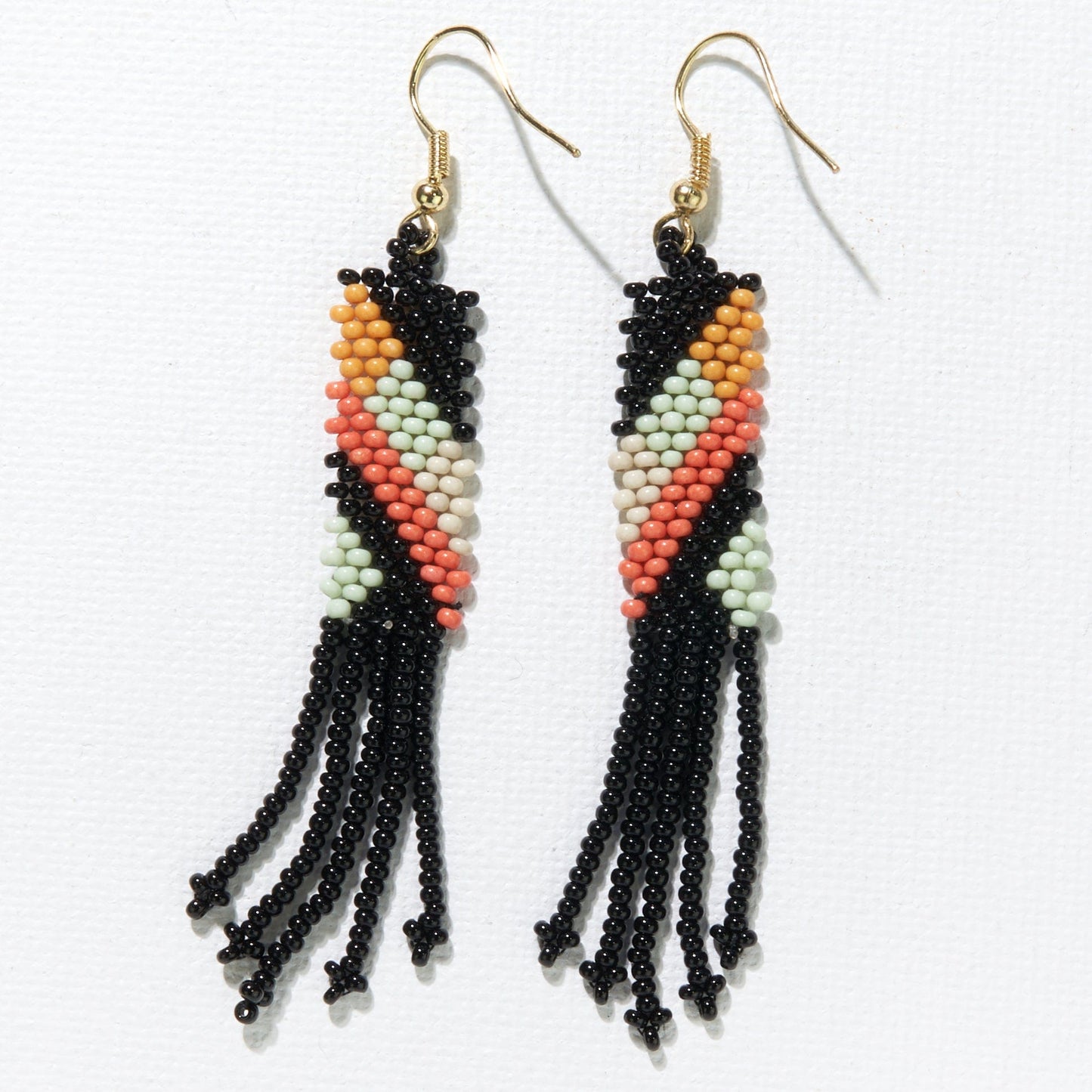 Angles Petite Fringe Seed Bead Earring