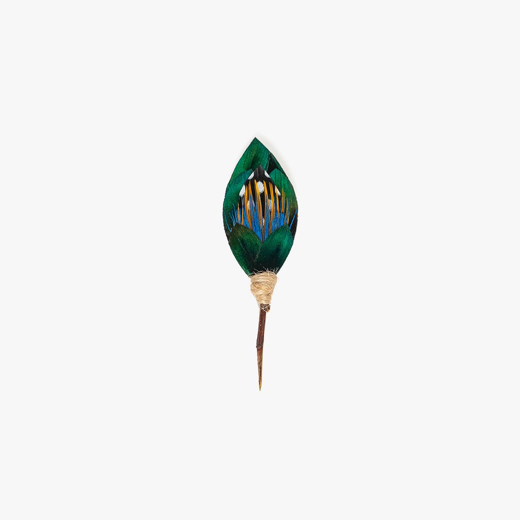 Feathered Lapel  / Hat Pin