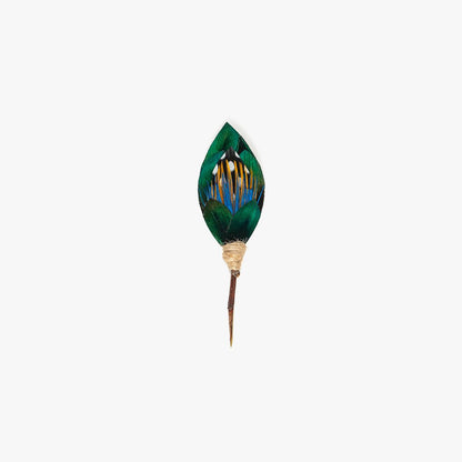 Feathered Lapel  / Hat Pin