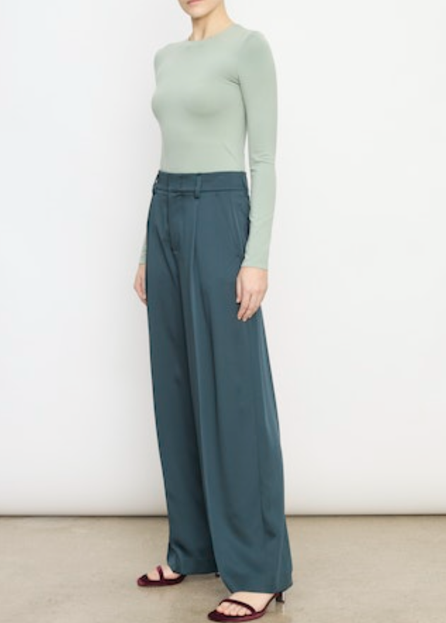 Satin Wide Leg Pant