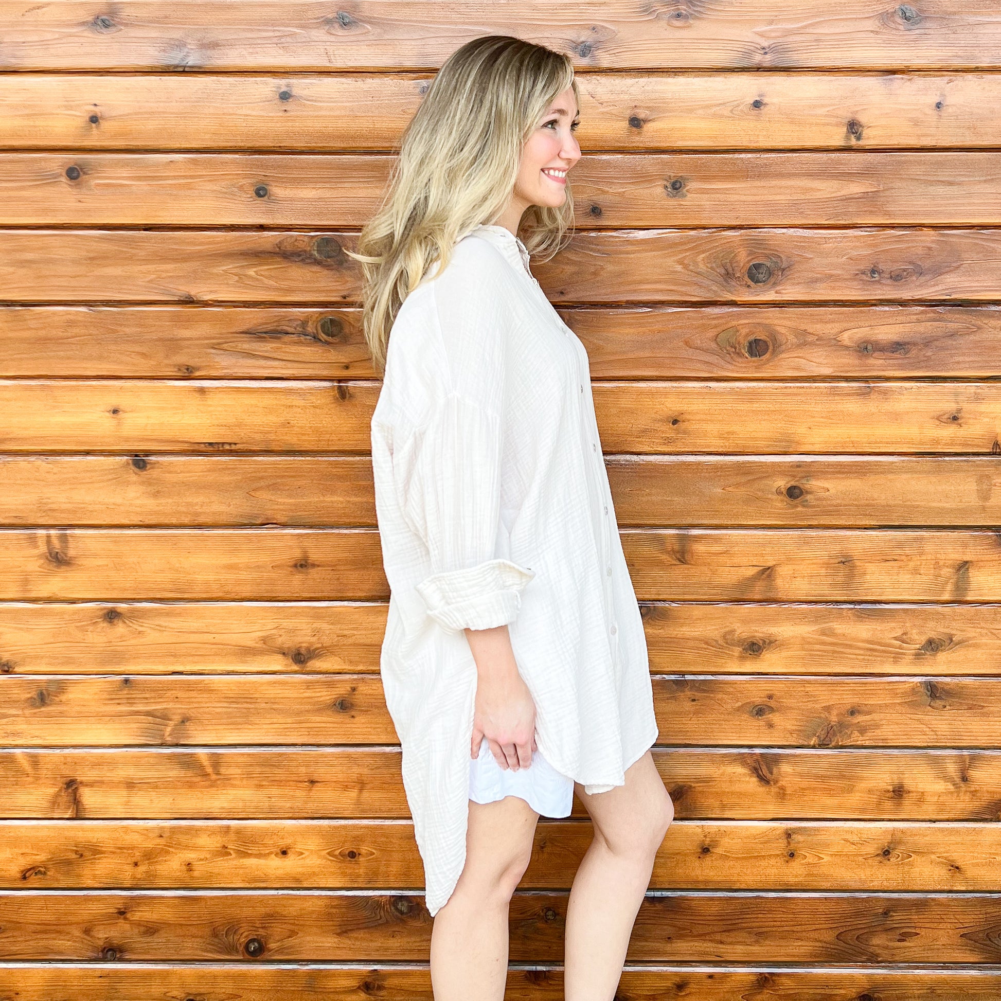 Captiva Gauze Beach Shirt