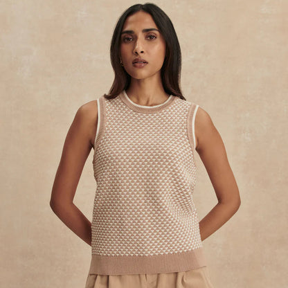 Jasmin Stitch Knit Tank