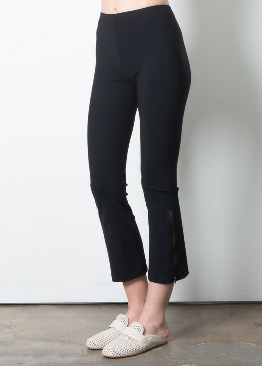 Tech Stretch Cropped Side Zip Legging