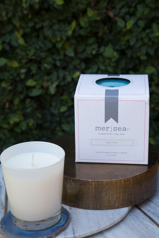 Boxed Candle w. Coaster