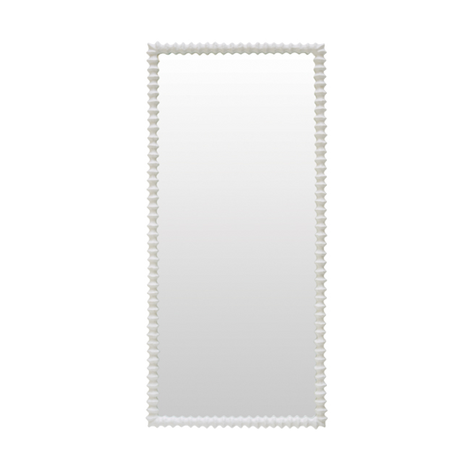 42.75" x 91" Frost White Clyde Floor Mirror