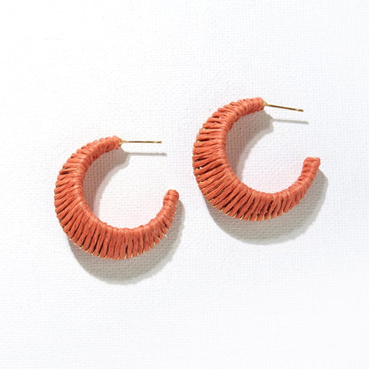 Harper Raffia Wrapped Earring