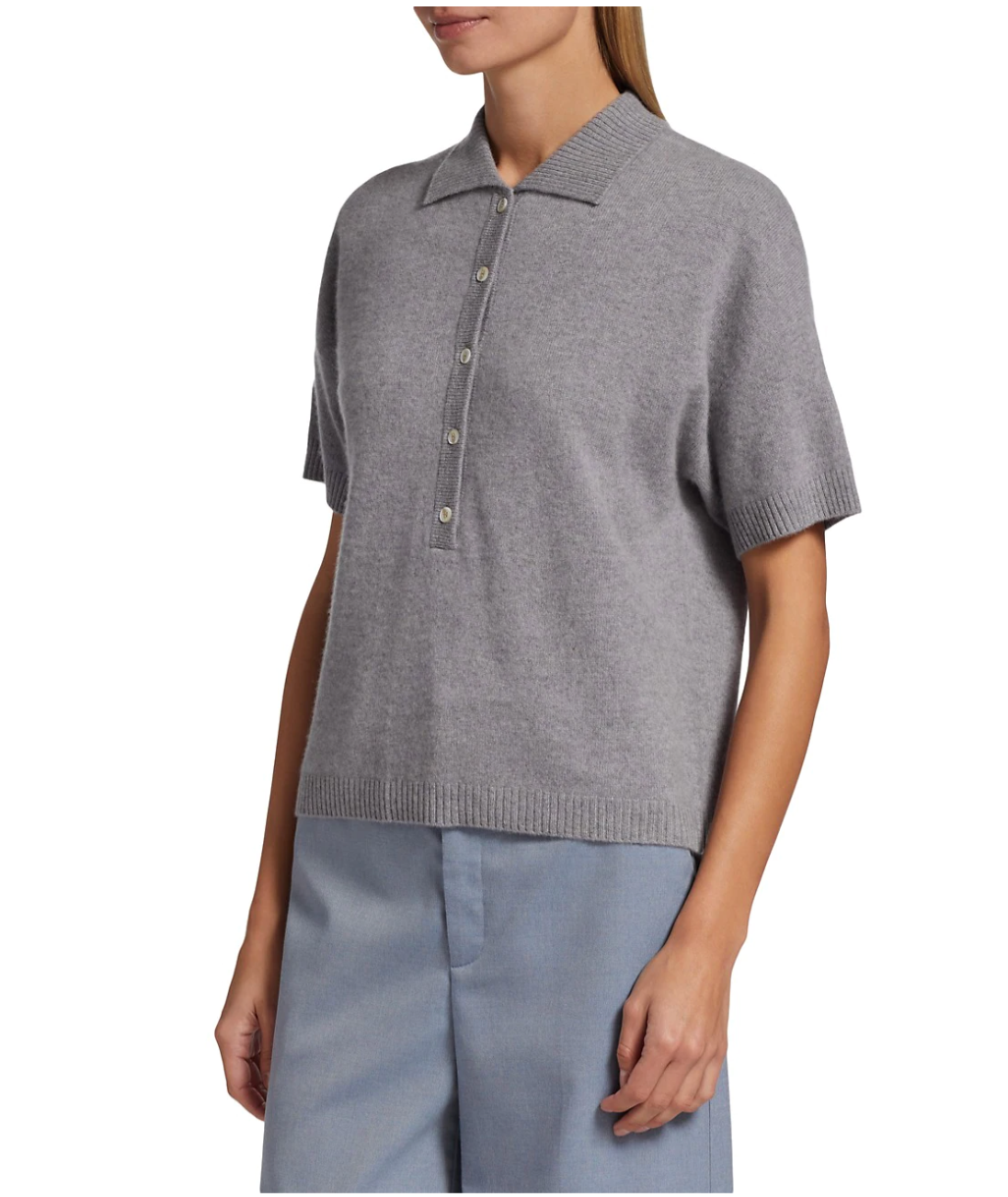 Cashmere Relaxed Polo