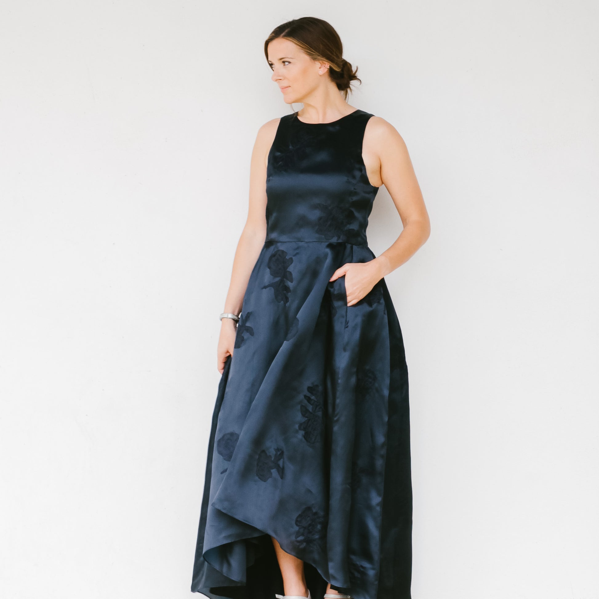 Rebecca Taylor Applique Sculptured Midi Dress | Hearth and Soul Rebecca Taylor Applique Sculptured Midi Dress | Hearth and Soul