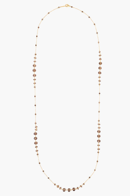 Long Graduated Bead Necklace