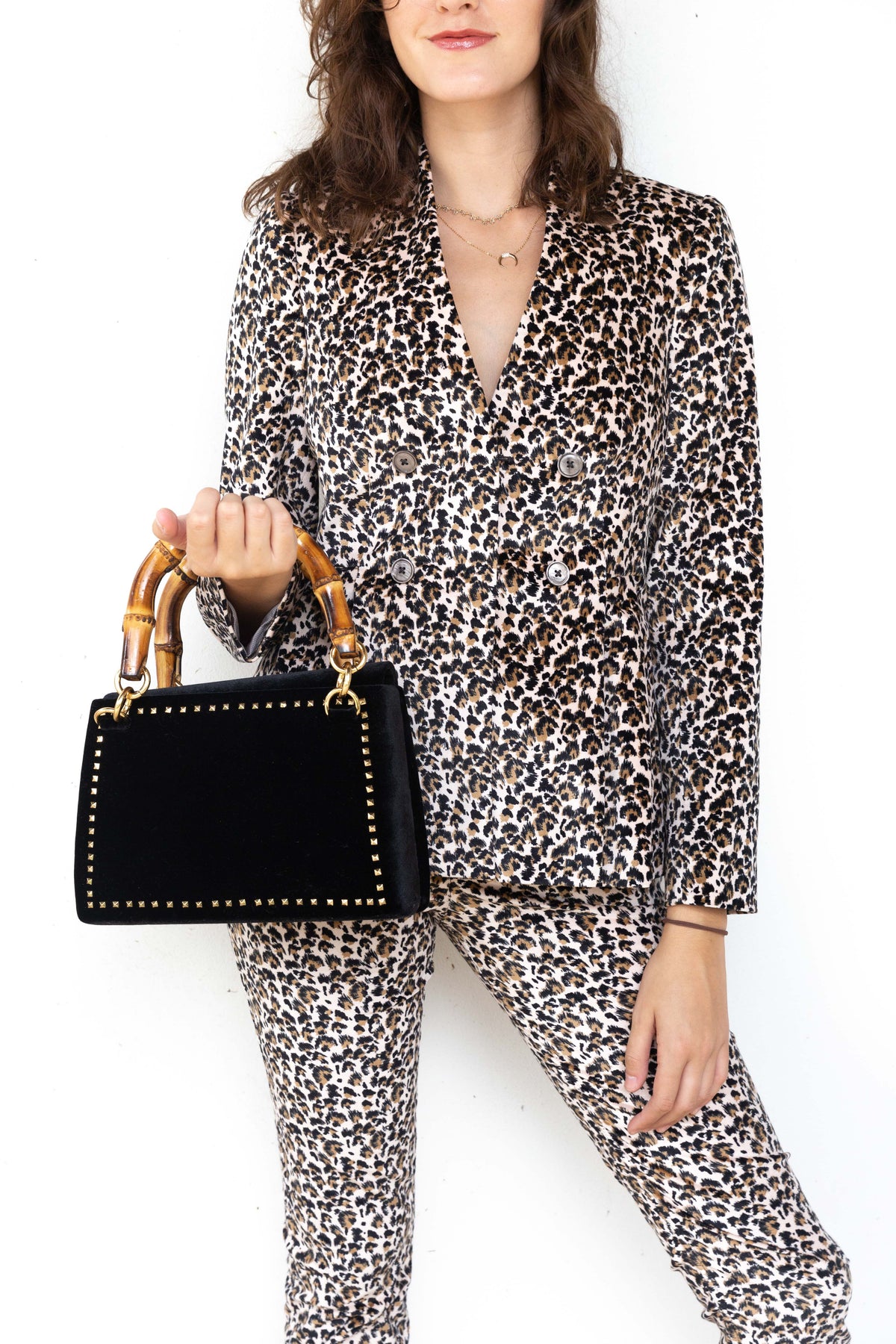 Leopard Velvet Pant