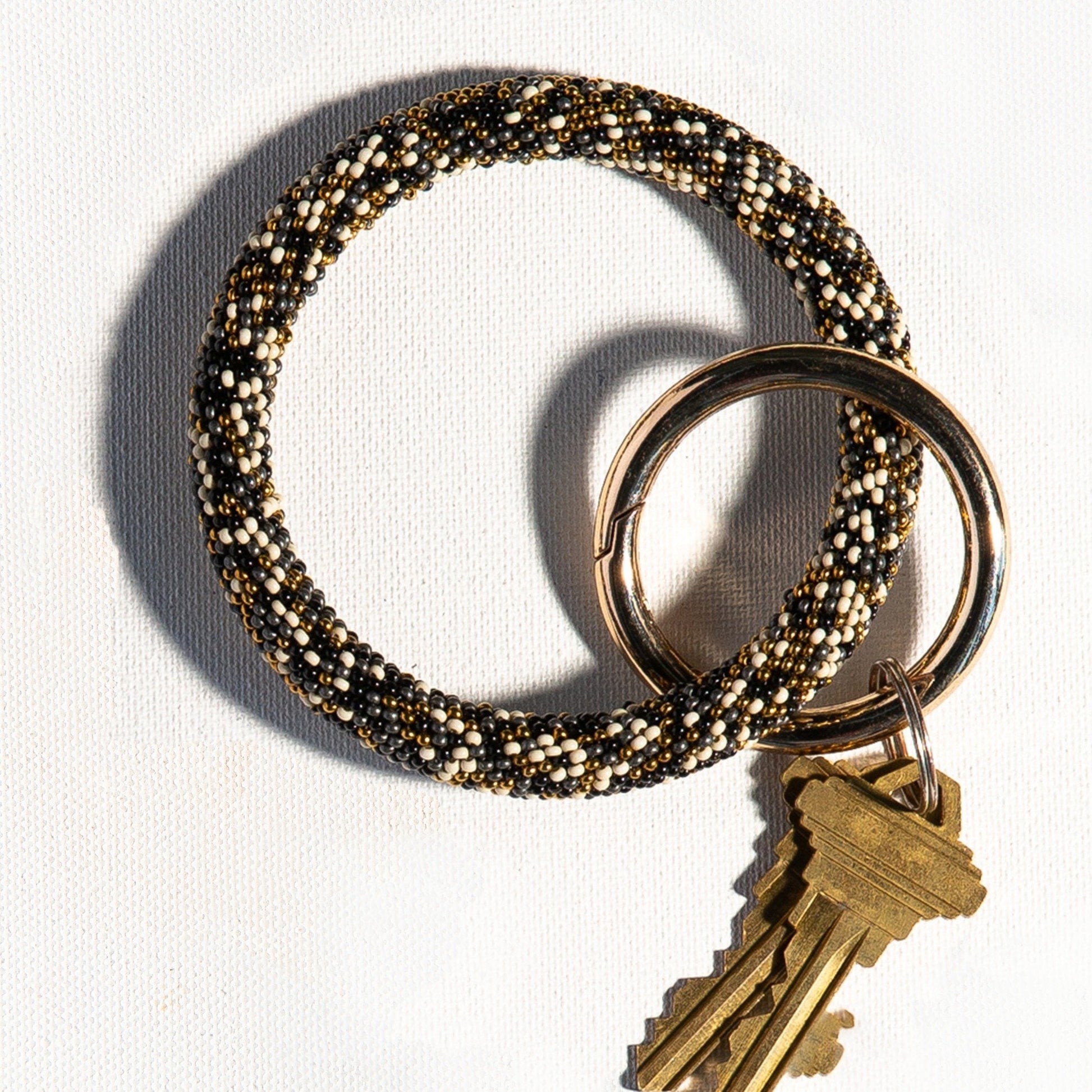 Chloe Seed Bead Key Ring