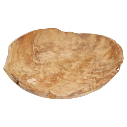 Round Teakwood Bowl