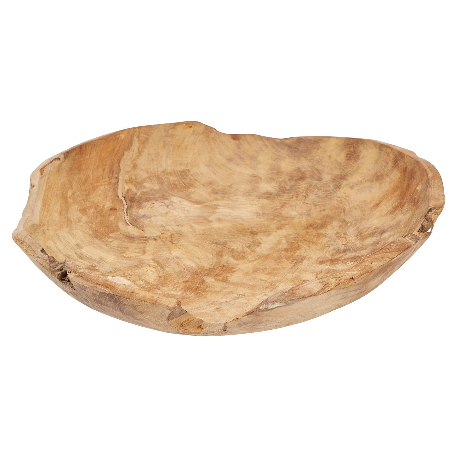 Round Teakwood Bowl