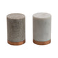 Marble Salt & Pepper Shaker with Copper Base