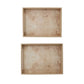 Burl Wood Veneer Tray