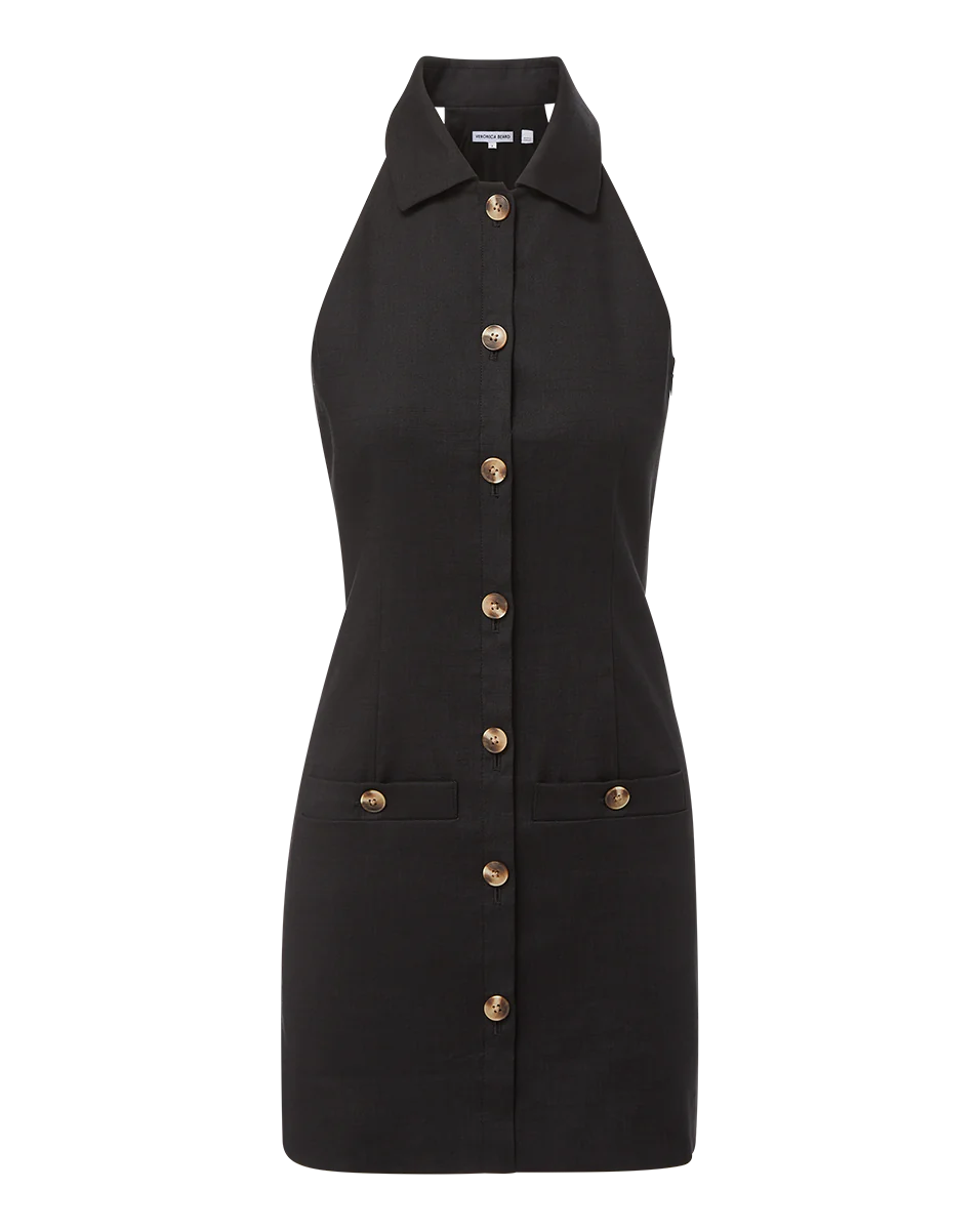 Roxanne Stretch-Linen Shirtdress