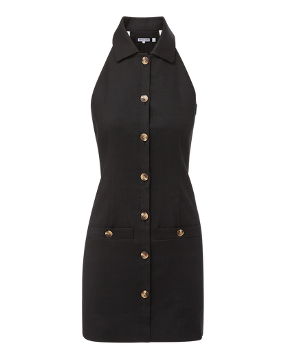 Roxanne Stretch-Linen Shirtdress