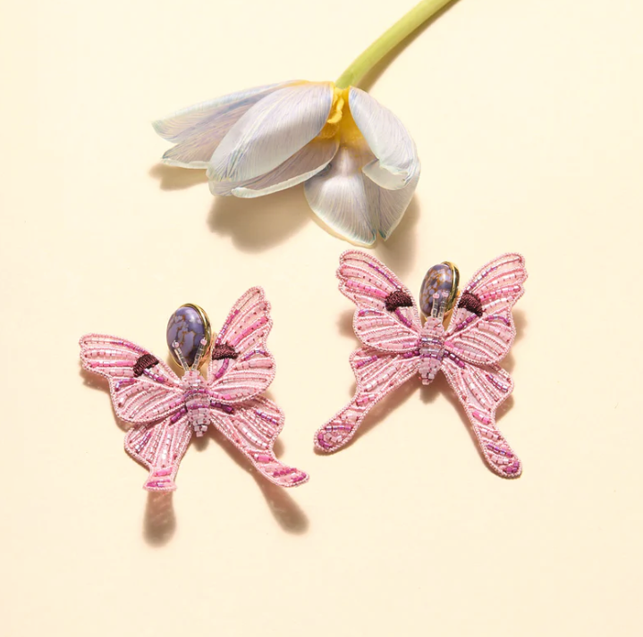 Luna Moth Earrings