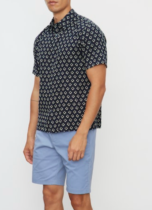 Geo Floral S/S Shirt