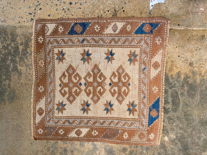 Vintage Mini Oushak Rug - 2'x3'