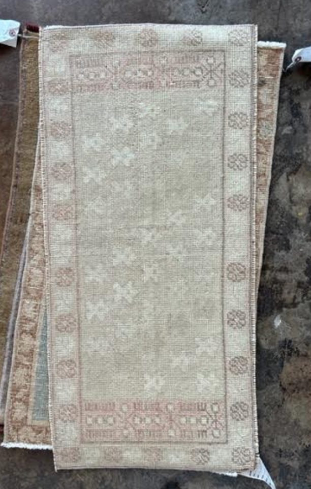 Vintage Mini Oushak Rug - 2'x3'