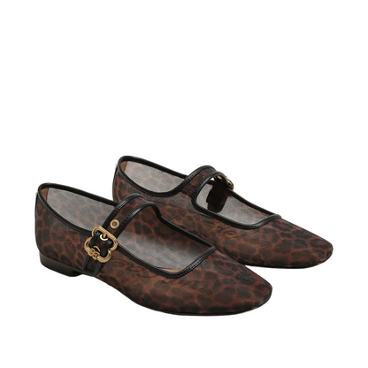Michaela Mesh Mary Jane Flat