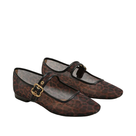 Michaela Mesh Mary Jane Flat
