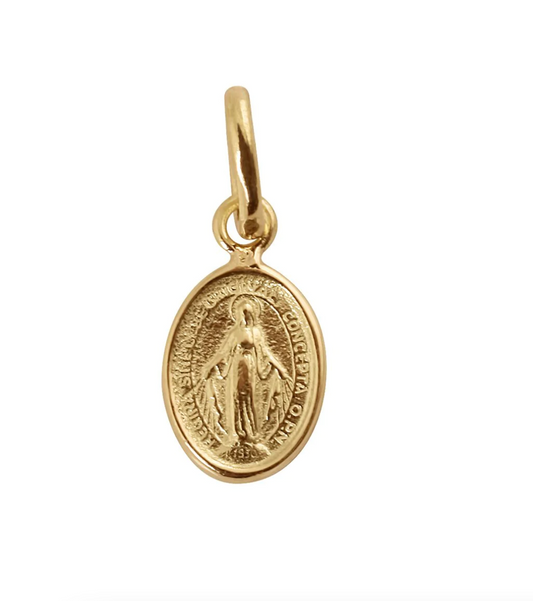 Petite Gold Madone Pendant 