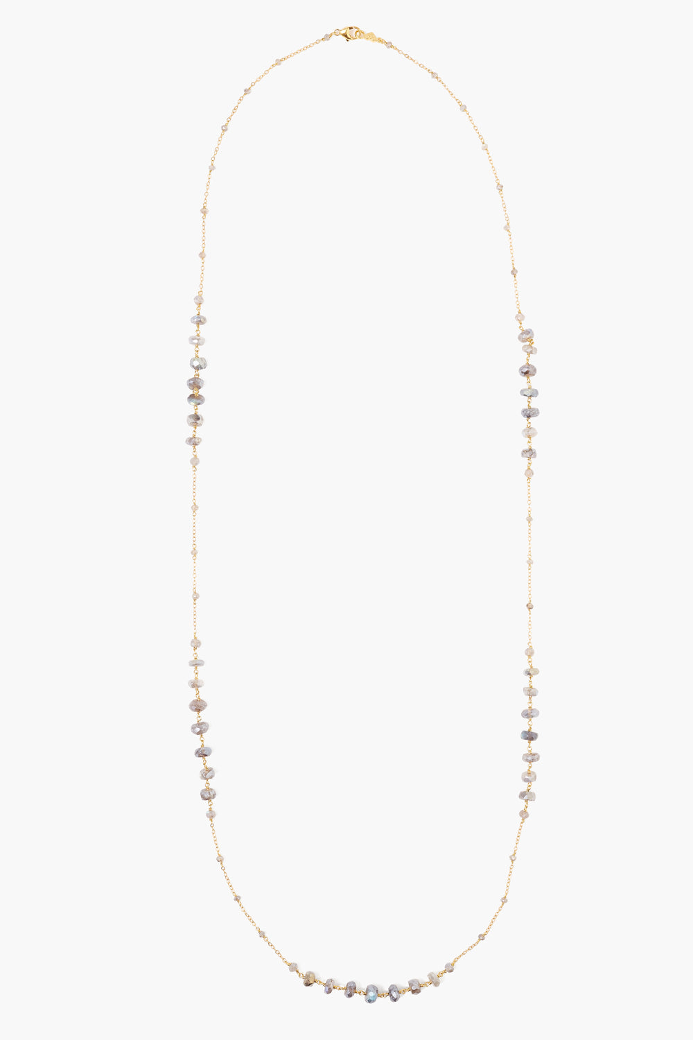 Long Graduated Bead Necklace