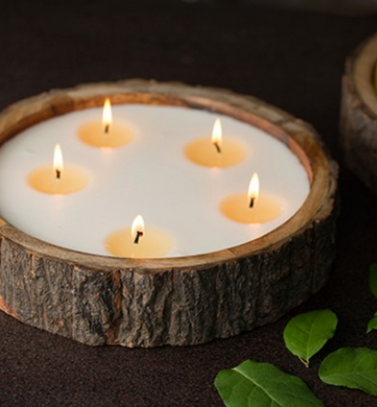 Tree Bark Candle