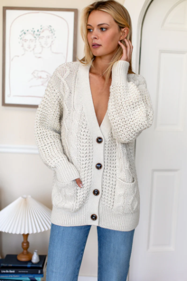 Cozy Cable Cardigan