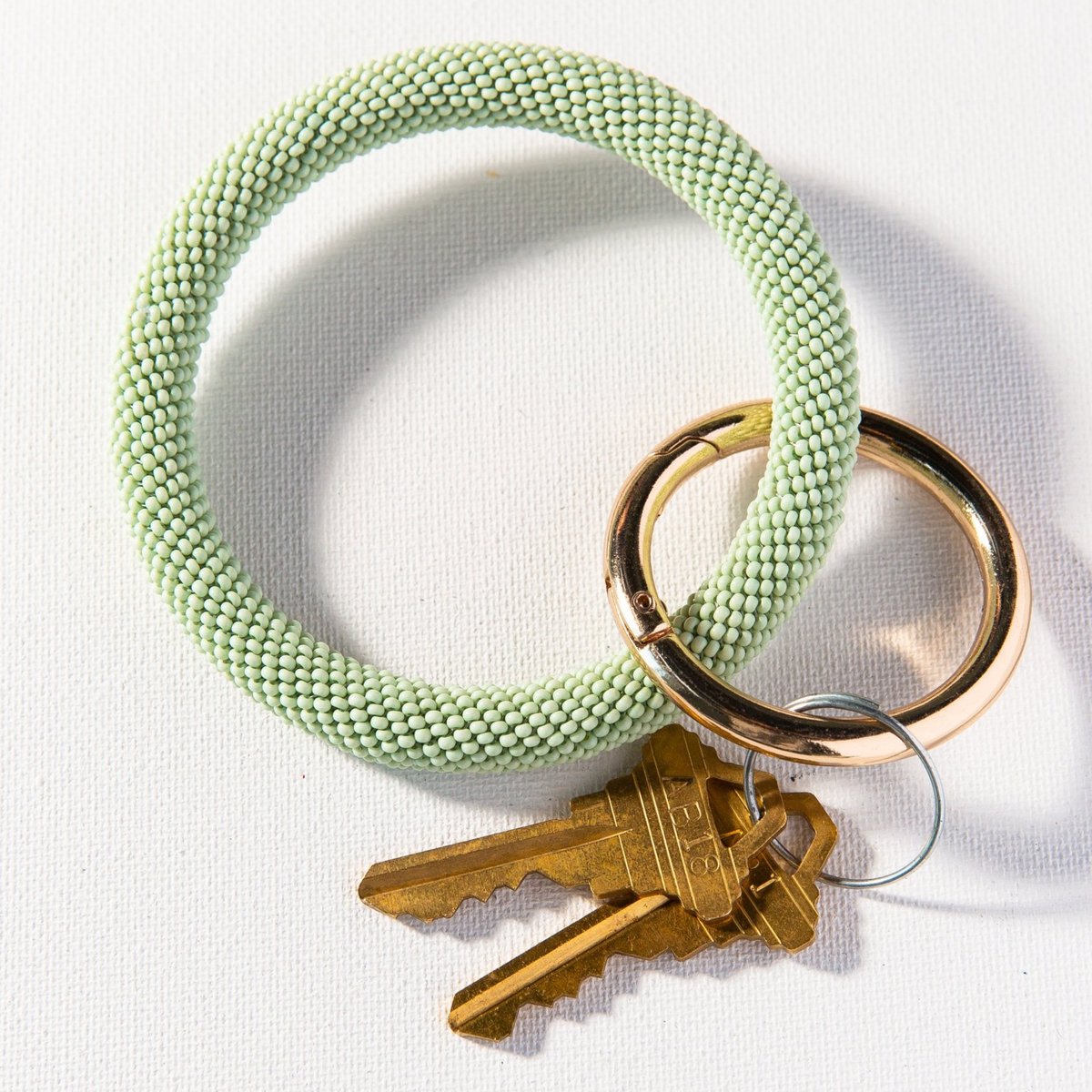 Chloe Seed Bead Key Ring