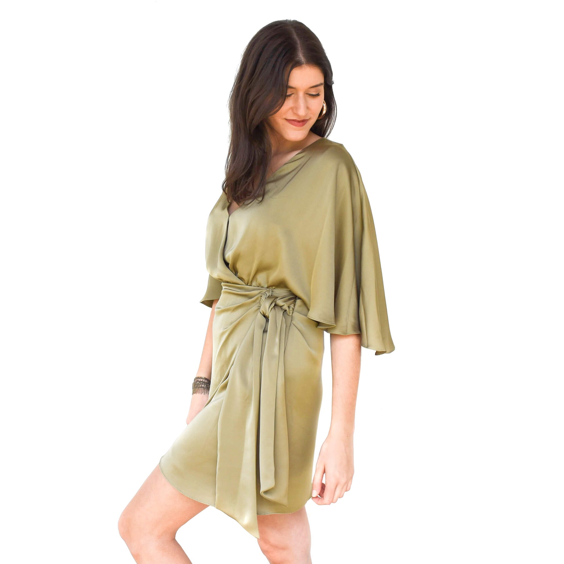 Alexis Wrap Mini Dress
