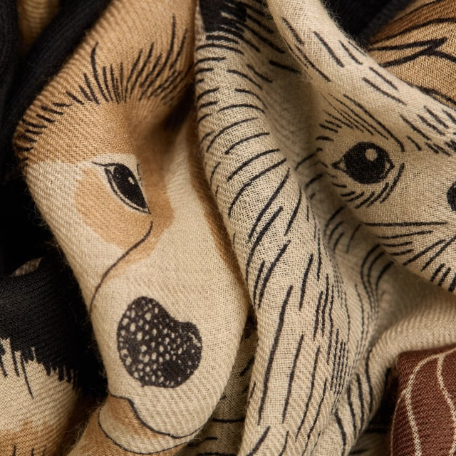 Scarf 100 - Toutou - Black